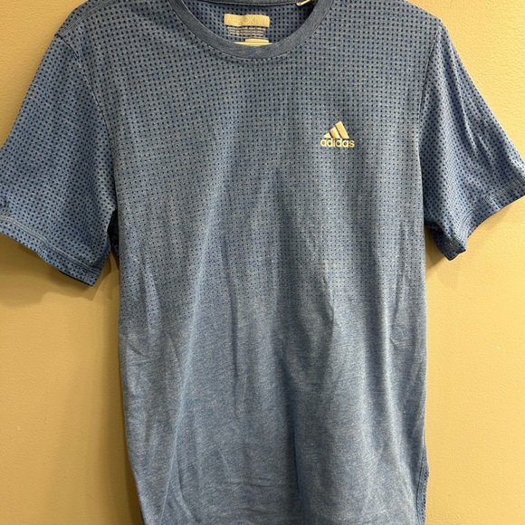 Adidas Blue Short Sleeve Tee - Picture 1 of 4